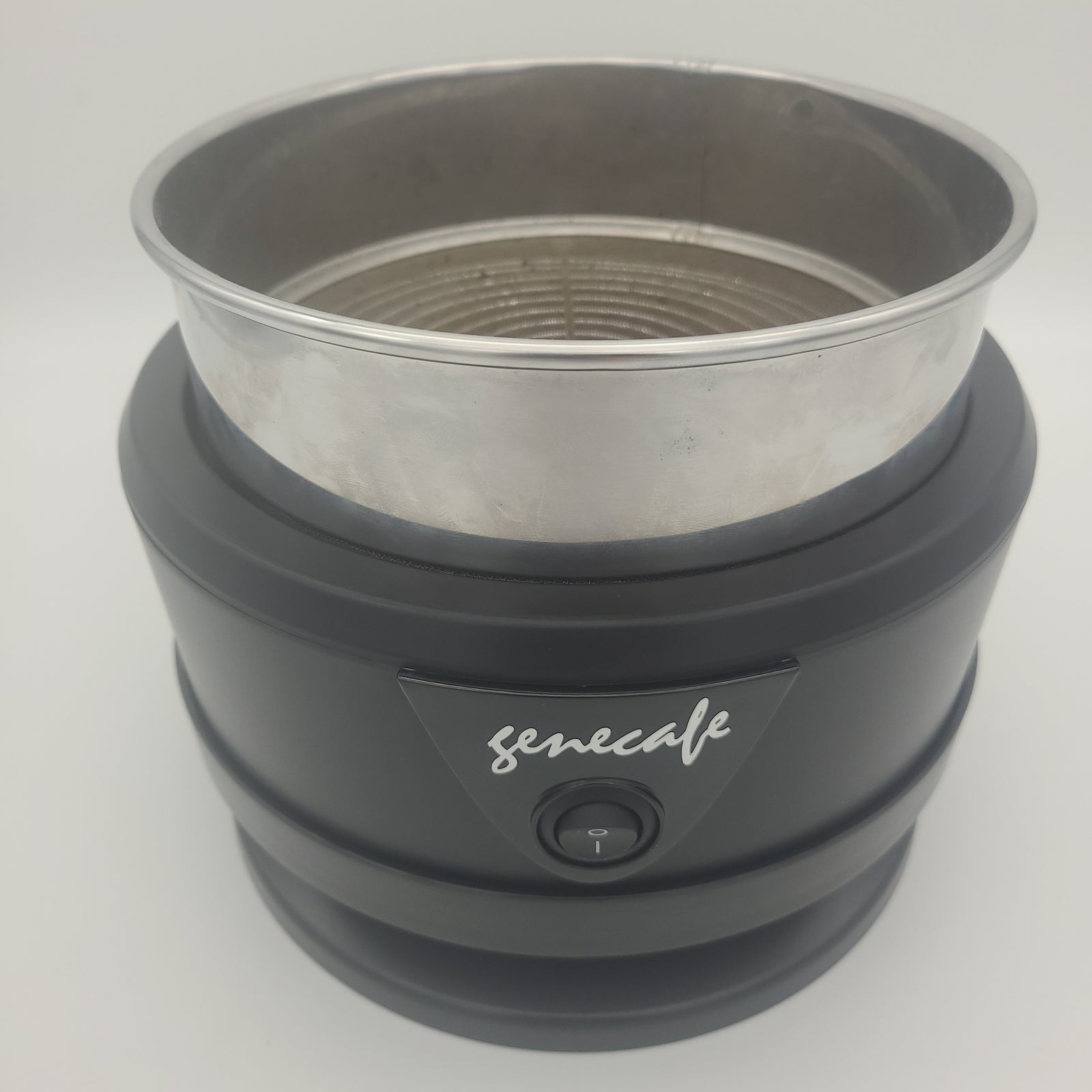 Gene Cafe CBC-101 Coffee Bean Cooler looking partly from the top