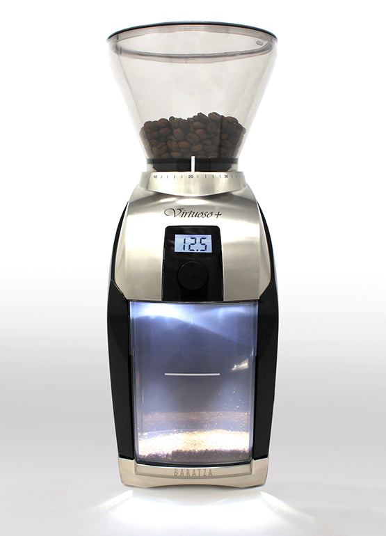 Baratza Virtuoso+ Coffee Grinder Front View