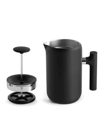 FELLOW Clara French Press apart to show pieces